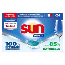 Pastilles lave-vaisselle tout en 1 SUN CLASSIC-Boites 24 doses (new)