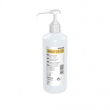 Savon antiseptique flacon SKINSAN 2% - Flacon pompe 500ml