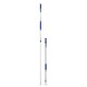 Manche télescopique ergonomique 102-184cm bleu ERGOSWING