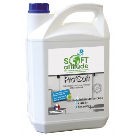 Dégraissant surfaces proactif SOFT ATTITUDE -PRO'SOFT-1058-5L (2X5L)