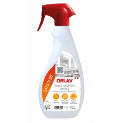 Nettoyant détartrant désinfectant ORLAV SANIT'MOUSSE - 750 ML