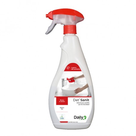 Détartrant sanitaire Ecolabel DET'SANIT DailyK Green - Spray 750 ml