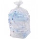 SP 30L transparent PEBD 500X550mm 13µ avec lien - Ct. 500 Sacs