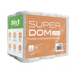 PH 200 feuilles ECOLABEL 2 pl. g/c pure ouate blanc - Colis 96 rlx