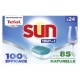Pastilles lave-vaisselle tout en 1 SUN CLASSIC-Boites 24 doses (new)