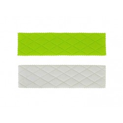 Bandeau microfibre velcro usage court 12,5 x 48cm BLANC/VERT-SCH 30
