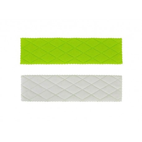 Bandeau microfibre velcro usage court 12,5 x 48cm BLANC/VERT-SCH 30