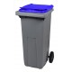 Conteneur 2  roues 120L (bac gris - couvercles couleurs )