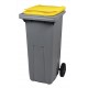 Conteneur 2  roues 120L (bac gris - couvercles couleurs )