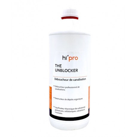 Gel déboucheur EASY PROWC THE UNBLOCKER- Bidon 1L