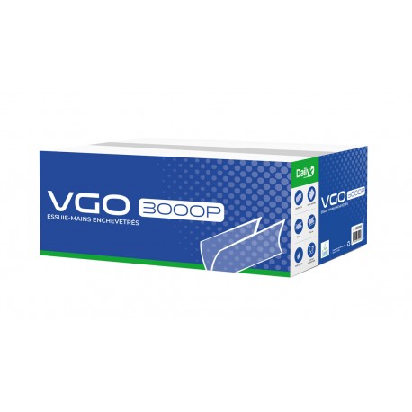 Essuie-mains V Ecolabel VGO 3000P Dailyk Green - Colis de 3000