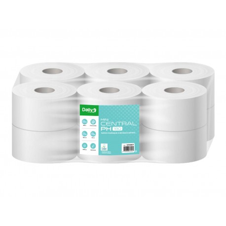PH à dévidage central blanc Ecolabel 180m diam 18 -Ct 12 rlx