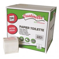 Papier toilette enchevêtré 250 feuilles 2 Plis - Carton 36 paquets
