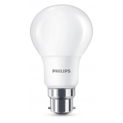 Lampe LED Standard 8-60 W  B22 Dépolie 2700K Philips