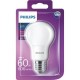 Lampe LED standard dépolie 8-60w E27 230V  PHILIPS