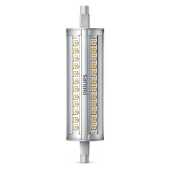 Lampe LED Crayon R7s 118mm 14-120W WH Comp. Variateur 3000K