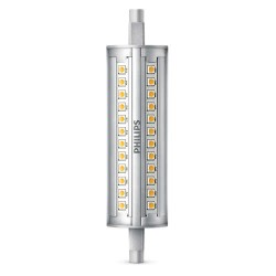 Lampe LED Crayon R7s 118mm 14-120W WH Comp. Variateur 1BC/6