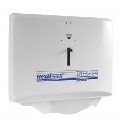 Distributeur de couvre siège WC NEAT SEAT blanc laqué