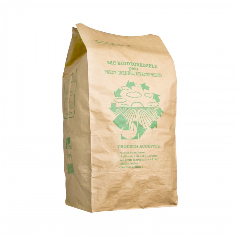 Sac au sol - Petits sacs compostables en papier 10 un.