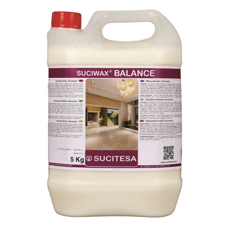 Emulsion brillante SUCIWAX BALANCE® - Bidon de 5L