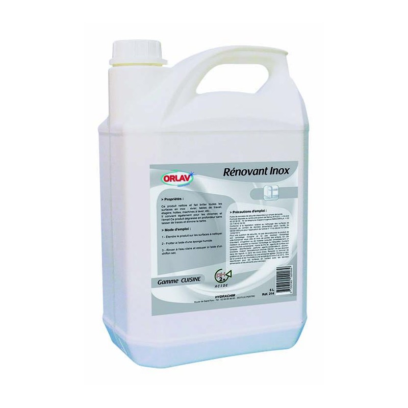 INOX® IX 300 Nettoyant à froid pour moteur, Nettoyant concentré contre les  huiles, le goudron et les graisses - 2 x 5L