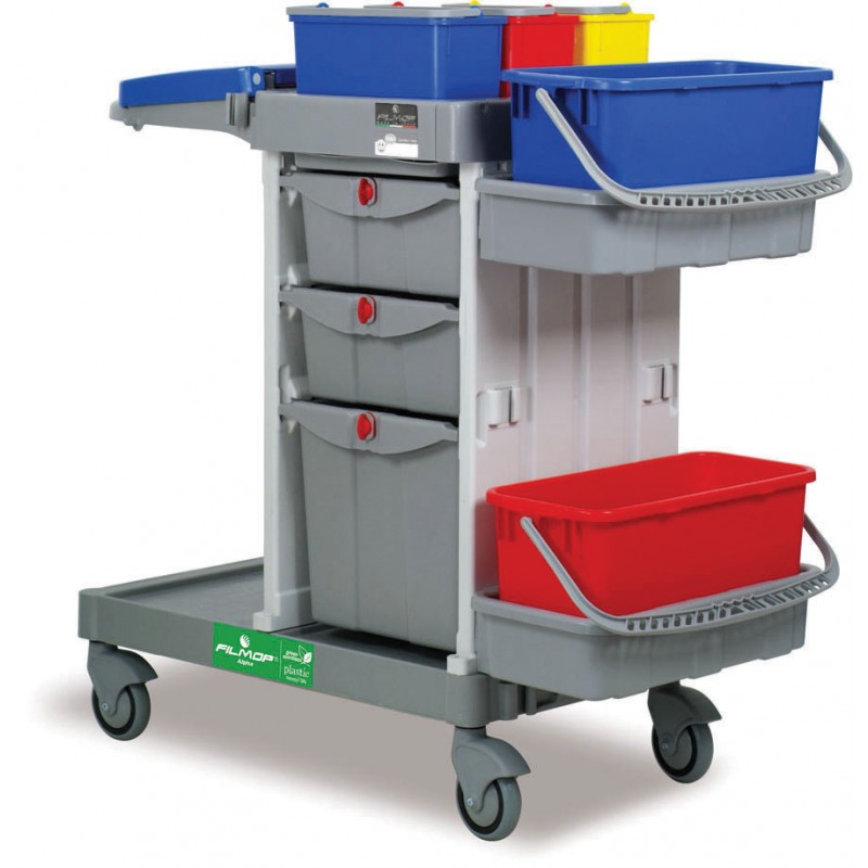 Chariot de menage lavage type hospitalier DIT 429 - Voussert