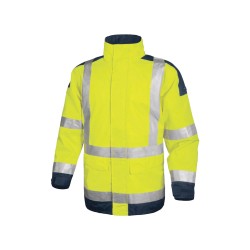 Parka chaude de pluie haute visiblité (Jaune ou Orange SàXXXL)