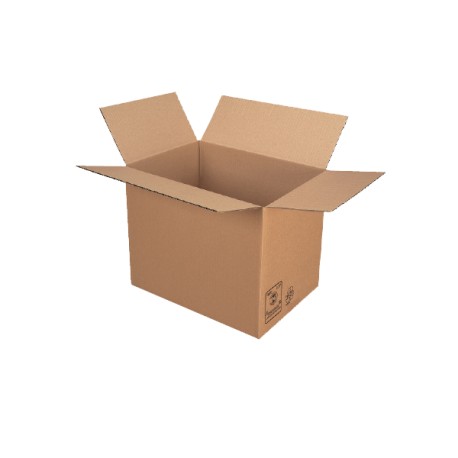 Caisse carton simple cannelure