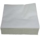 Serviette pure ouate blanche 2 plis 30x30cm - Ct de 4000