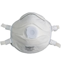 Masque faciale FFP3 avec valve - Boïte de 5