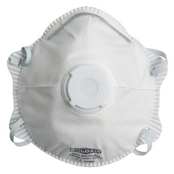 Masque facial FFP2 avec valve - Boite de 10