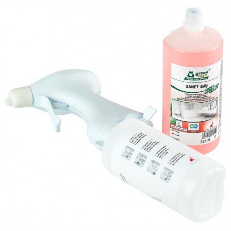 Nettoyant sanitaire Ecolabel c2c SANET DAILY Quick&Easy - Spray 325ml