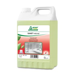 Nettoyant SANET NATURAL sanitaires ECOLABEL - Bidon 5L