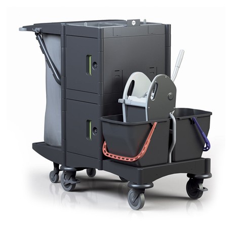 Chariot de ménage BRIX SCHOOL avec presse à machoire (ex E274020CH)