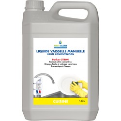 Liquide vaisselle PLONGE CITRON 22% manuel LABOJAL - Bidon 5L 