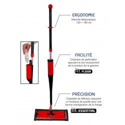 Manche ergonomique lavage sols M.SYSTEM poche solution OCCILAB