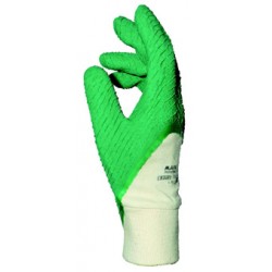 Gant latex rugueux blanc/vert MAPA HARPON 330 (8 à 9) - 1 paire