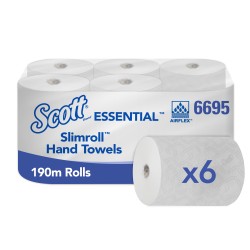 Essuie-mains embossÃ©s SCOTTÂ® EssentialTM Slimroll TM