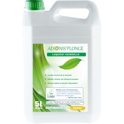 Liquide vaisselle ADONIS' PLONGE manuel ECOLABEL-Bidon 5 L