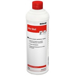 Désincrustant liquide wc INTO SHOT ECOLAB - 3022370 - Bidon 1L 