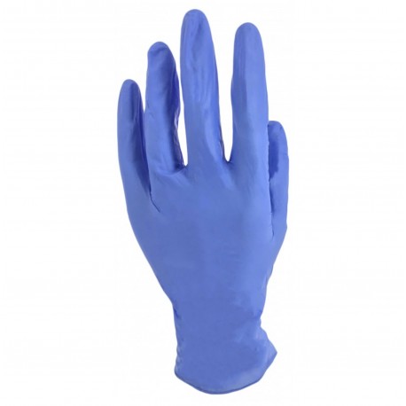 Gant nitrile bleu non-poudré EN 455-2 (S à XL) - Boite de 100 - Delaisy  Kargo