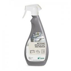 Nettoyant désinfectant inox premium PAE ANIOS - Spray 750ml