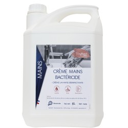 Crème lavante mains bactéricide neutre - Bidon 5L