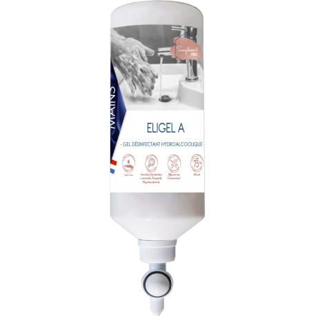 Gel hydroalcoolique ORLAV -3131 (AIRLESS) pour support muraux - 1L