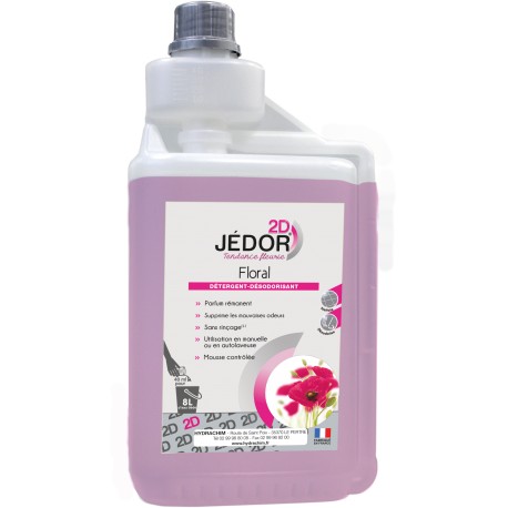 Détergent surodorant 2D JEDOR - 211 - Bidon doseur 1L