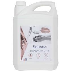 Crème lavante mains douce rose parfum floral - 0260 - Bidon 5L