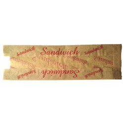 Sachet sandwich en papier kraft 100% pure cellulose - Ct de 1000