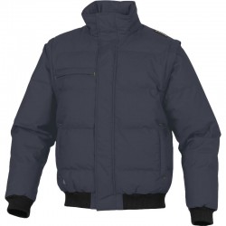 Blouson  manches amovible PU HOM (S à 3XL)