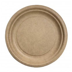 Assiette kraft biodegradable D18 - Ct de 800