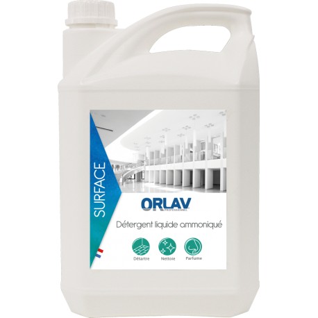 ORLAV - 226 - Détergent ammoniaqué concentré 6% - Bidon 5L